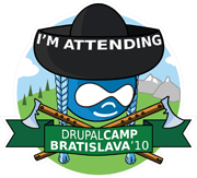 I'm going to Drupal Camp Bratislava 2010